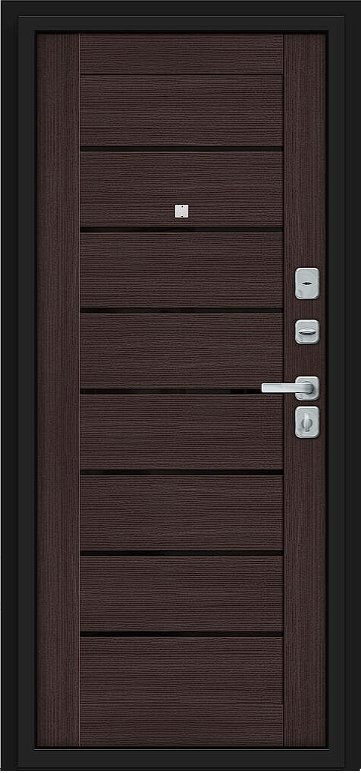 Товар Дверь Браво Прайм/BChrome Almon/Wenge Melinga DIS007434