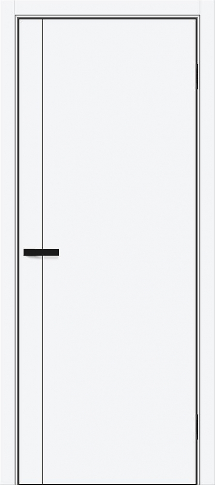 Межкомнатная дверь Браво-0.10.А White Silk BR6536