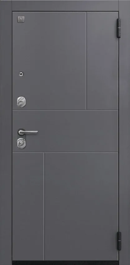 Товар Дверь А-11 Черный муар, Кашемир графит - Кашемир белый DIS007460