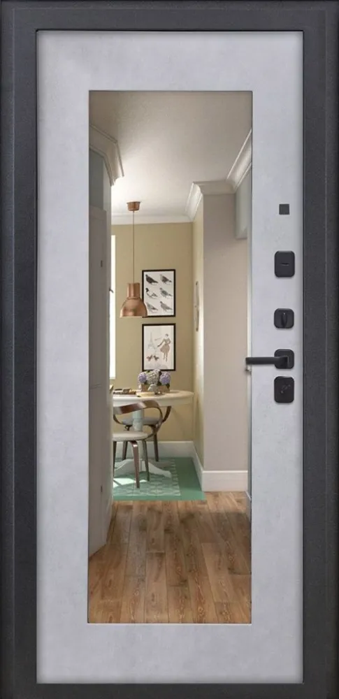 Товар Дверь ДвериПРО Модель Л-46 ФЛЗ-603 Бетон снежный DPRO226411